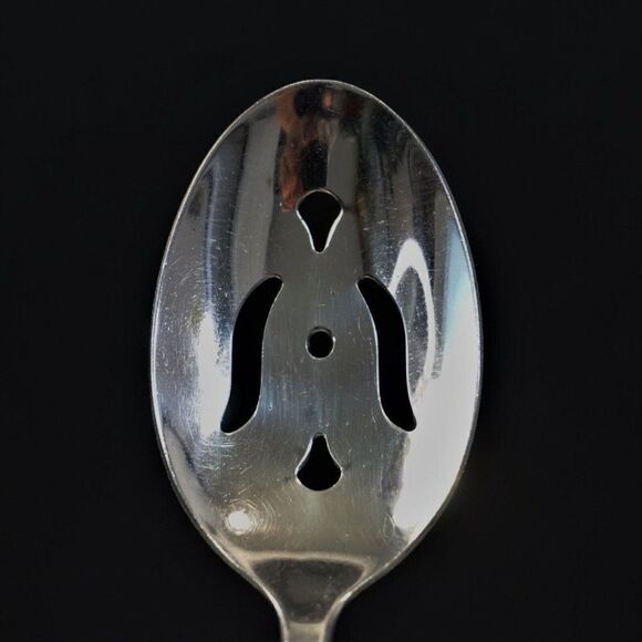 Pierced Tablespoon Serving Spoon IMI45 Stainless by Imperial Intl USA 8.5 inch - Picture 4 of 7